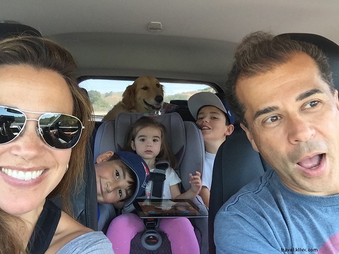 Conduciré 500 millas ... Una familia de 5, y un perro, recorren California en automóvil (Parte 1) 